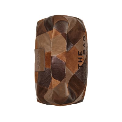 THE SUEDE PATCHWORK SACK BAG